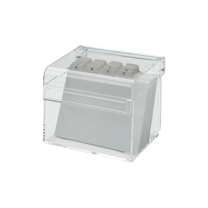 Kaartenbak Maul met index DIN A7 acryl