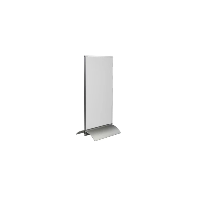 Kaarthouder Europel T-standaard 1/3 A4 staand acryl / aluminium
