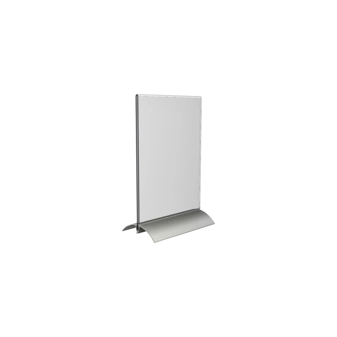 Kaarthouder Europel T-standaard A5 staand acryl / aluminium