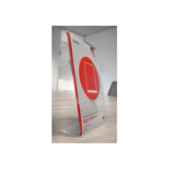 Kaarthouder Quantore A4 L-staand