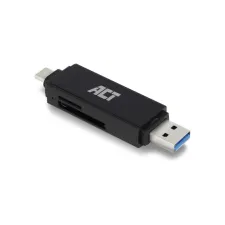 Kaartlezer ACT USB-C/USB-A 3.0 Kaartlezer ACT USB-C/USB-A 3.0