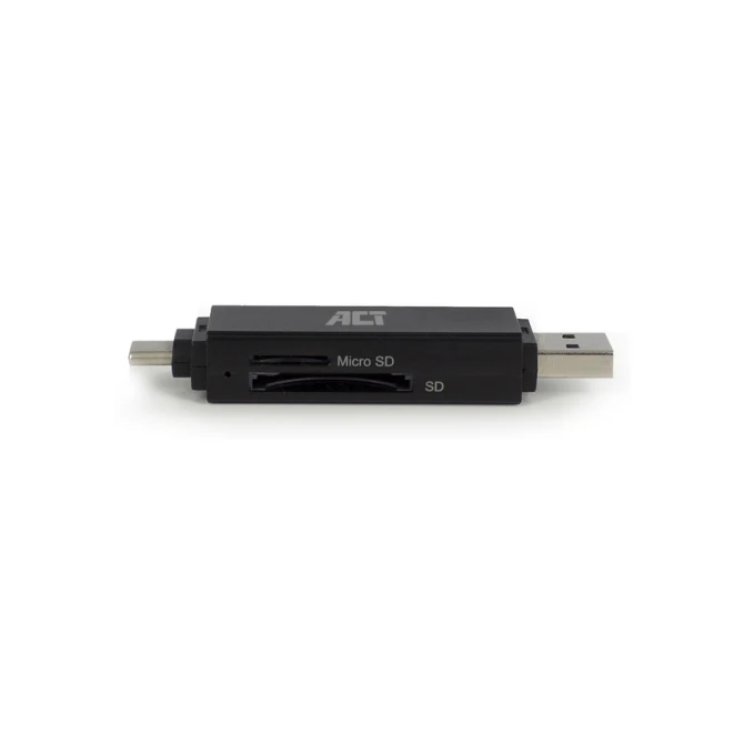 Kaartlezer ACT USB-C/USB-A 3.0
