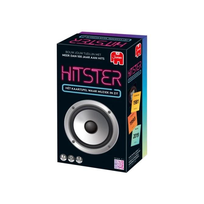 Kaartspel Hitster 16+ waar muziek in zit
