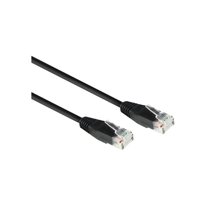 Kabel ACT CAT6 Network koper 0.9 meter zwart