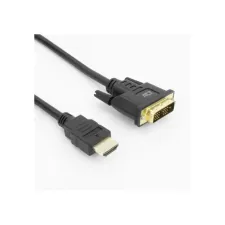 Kabel ACT HDMI DVI 18+1 pin M/M zwart 2 meter