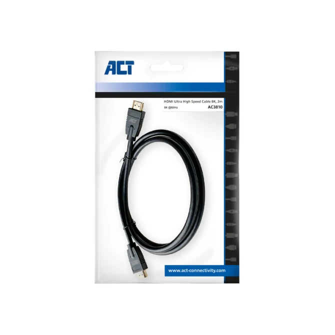Kabel ACT HDMI Ultra High Speed 2 meter Kabel ACT HDMI Ultra High Speed 2 meter