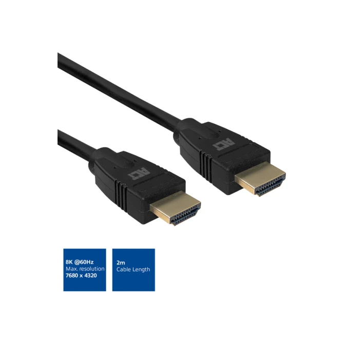 Kabel ACT HDMI Ultra High Speed 2 meter Kabel ACT HDMI Ultra High Speed 2 meter