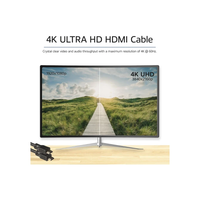 Kabel ACT HS v2.0 HDMI-A male - HDMI-A male (AWG30) 1 meter