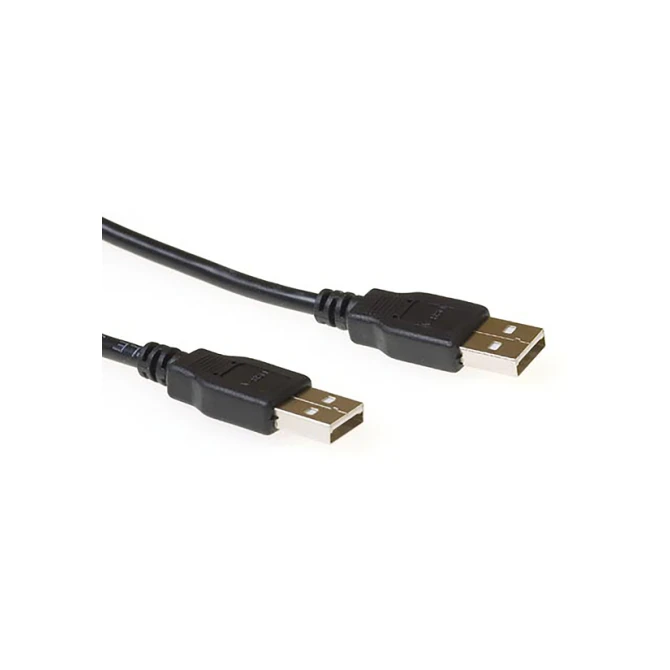 Kabel ACT USB 2.0 M-M zwart 2 meter