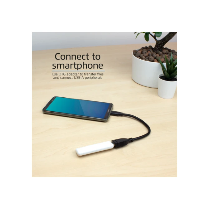 Kabel ACT USB 3.0 OTG USB-C male naar USB-A female