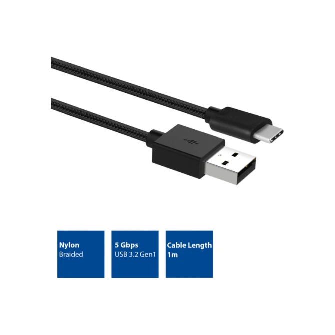 Kabel ACT USB 3.2 naar USB-C laad -en data 1 meter