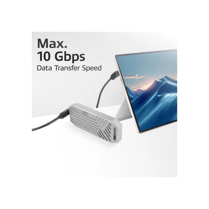 Kabel ACT USB-C hoek boven/beneden 10Gbps 2m