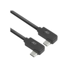 Kabel ACT USB-C hoek links/rechts 10Gbps 2m Kabel ACT USB-C hoek links/rechts 10Gbps 2m