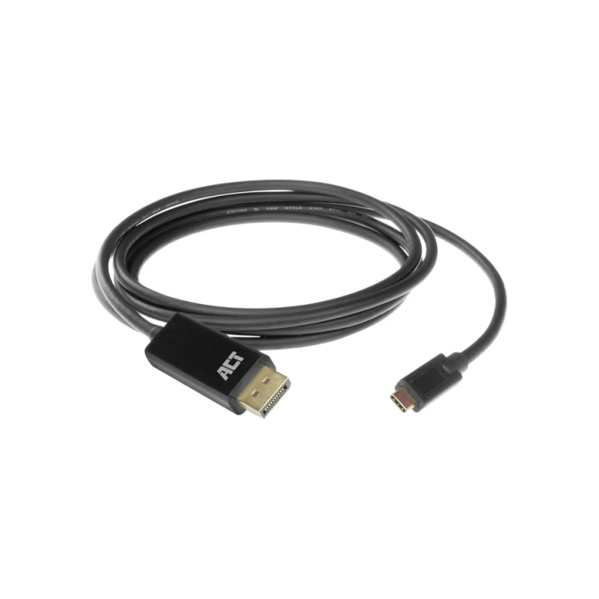 Kabel ACT USB-C naar Displayport 60Hz 2 meter