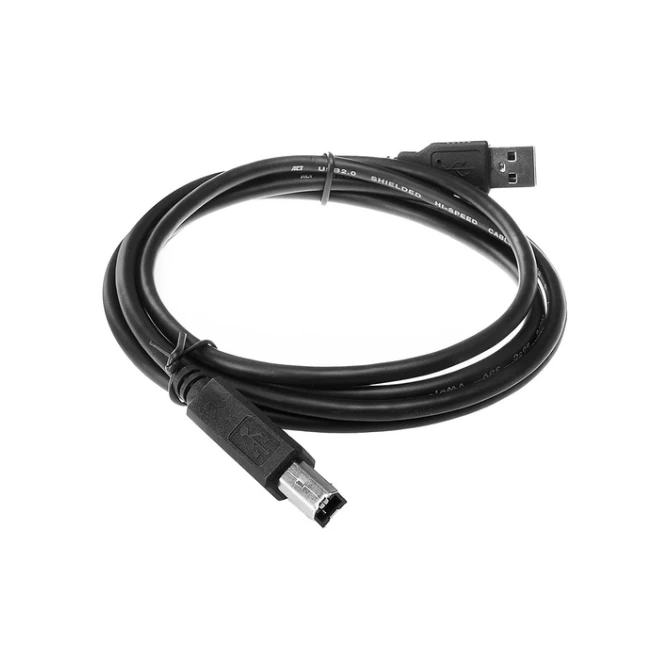 Kabel ACT USB USB-B 2.0 M zwart 1.8 meter