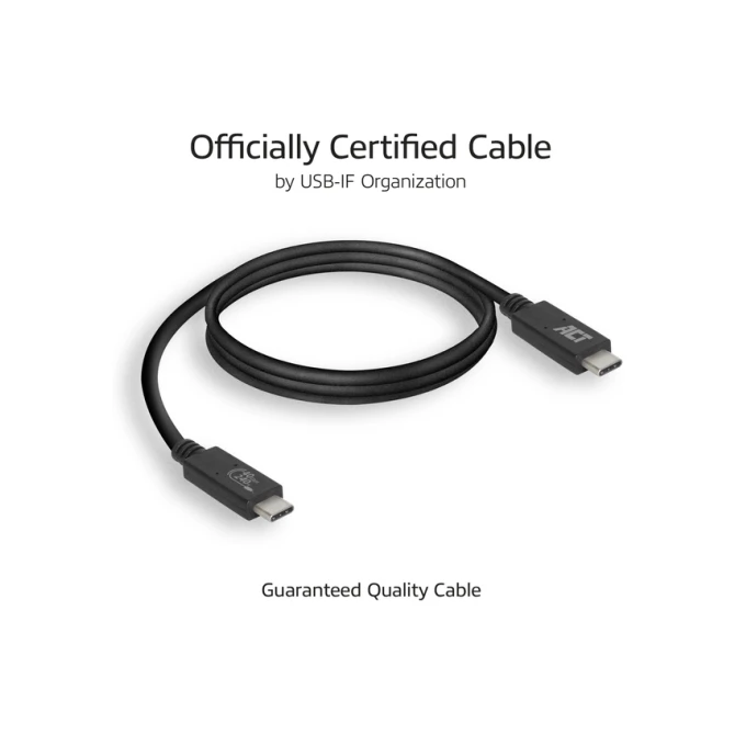 Kabel ACT USB4 40Gbps USB-C USB-IF