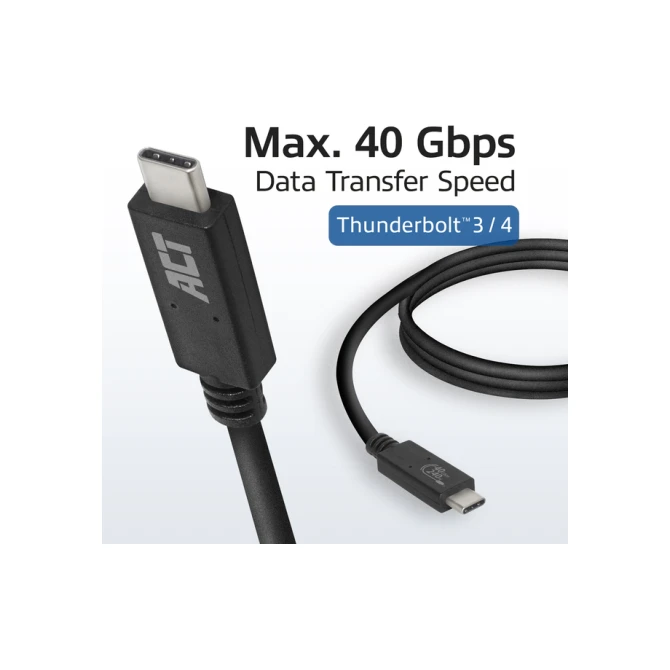 Kabel ACT USB4 40Gbps USB-C USB-IF