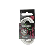 Kabel Green Mouse USB-A to Lightning data Woven 1m blisterverpakking