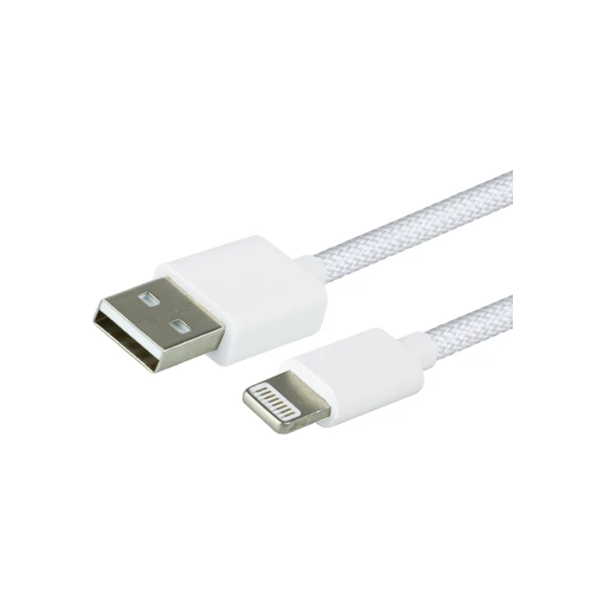 Kabel Green Mouse USB-A to Lightning data Woven 2m