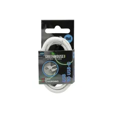 Kabel Green Mouse USB-A to USB-C data Woven 1m blisterverpakking