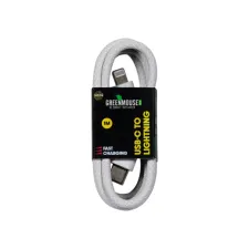 Kabel Green Mouse USB-C to Lightning data Woven 1m Kabel Green Mouse USB-C to Lightning data Woven 1m
