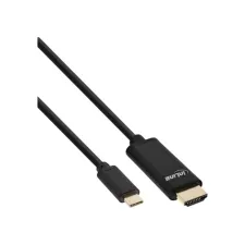 Kabel inLine USB-C HDMI 3.1 2.0 4K M/M 2 meter zwart