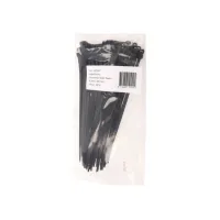 Kabelbinders IEZZY nylon 4.8x200mm D 49.5mm zwart 100 stuks