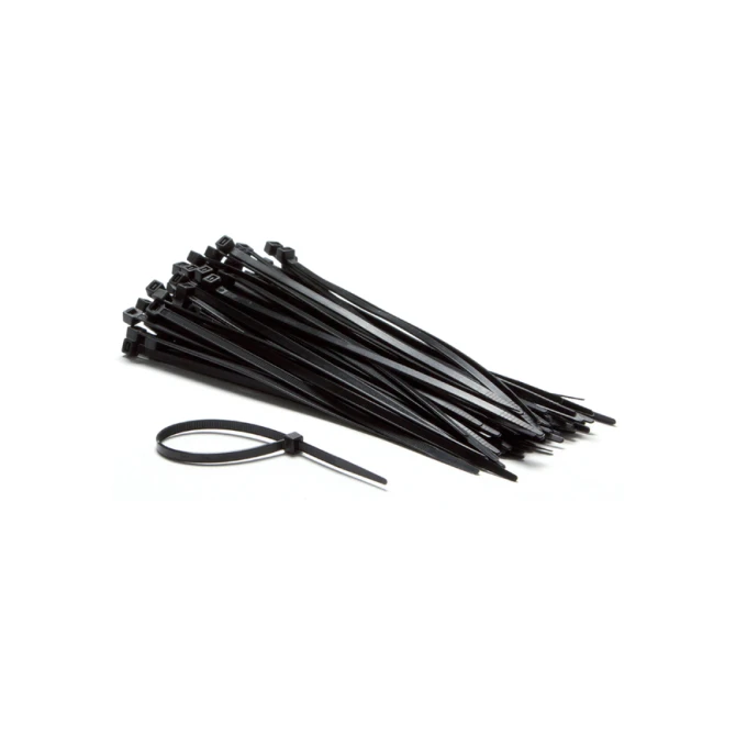 Kabelbinders IEZZY nylon 4.8x200mm D 49.5mm zwart 100 stuks