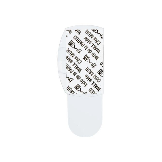 Kabelklem Command rond incl bevestigingsstrips transparant 4 stuks