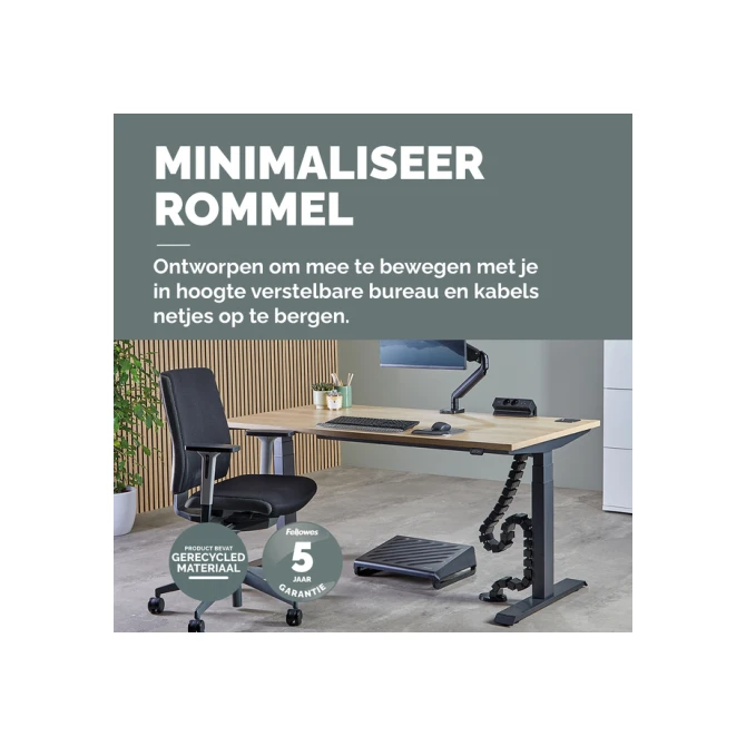 Kabelslang Fellowes zwart