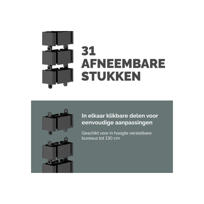 Kabelslang Fellowes zwart
