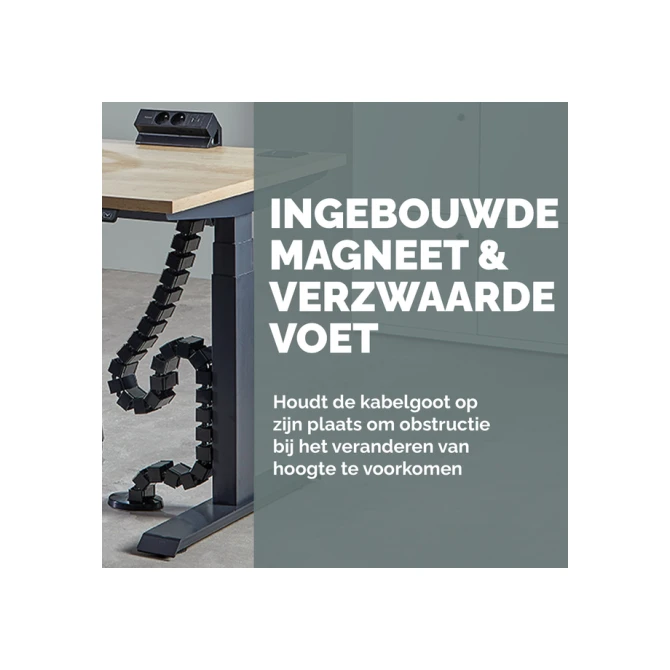 Kabelslang Fellowes zwart