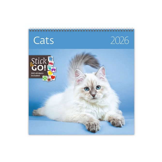 Kalender 2027 Helma 365 30x30cm katten