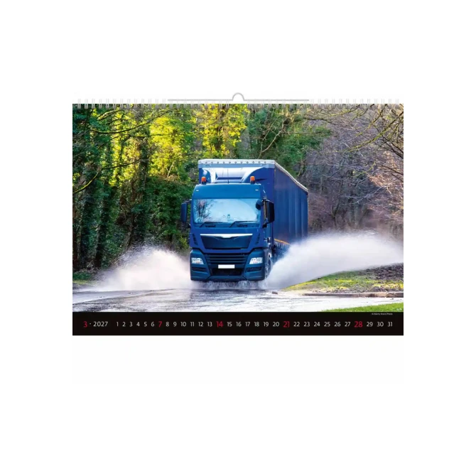 Kalender 2027 Helma 365 31.5x45cm de ultieme vrachtwagen