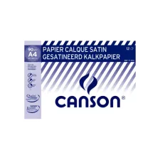 Kalkpapier Canson gesatineerd 12vel 90gr A4 doorschijnend