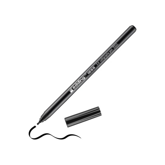 Kalligrafiepen edding 1255 2.0mm zwart