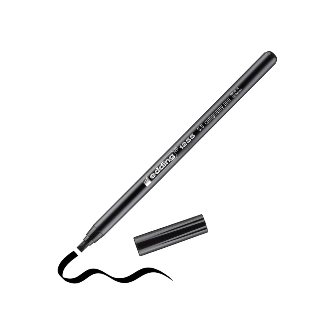 Kalligrafiepen edding 1255 3.5mm zwart