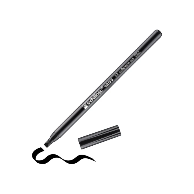 Kalligrafiepen edding 1255 5.0mm zwart