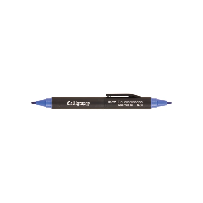 Kalligrafiepen Itoya CL-10 1.5 èn 3.0mm blauw