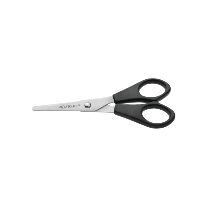 Kantoorschaar Westcott 130mm met kunststof grip rvs