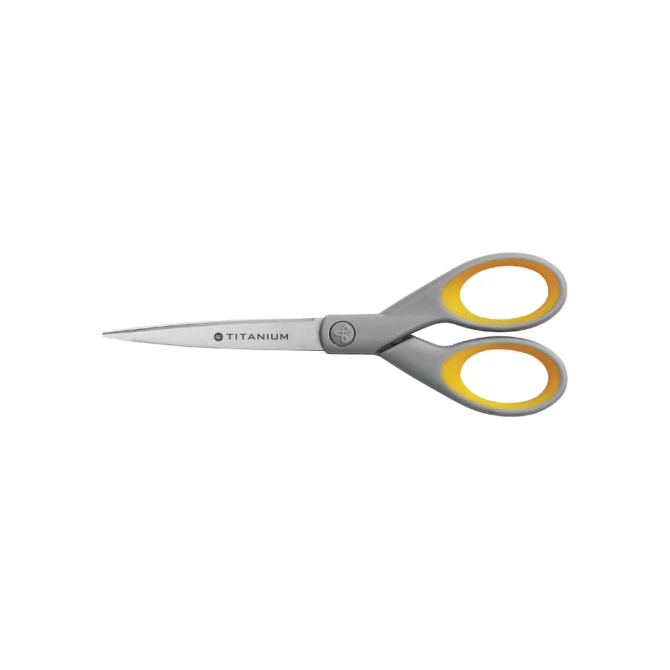 Kantoorschaar Westcott 180mm met softgrip titanium
