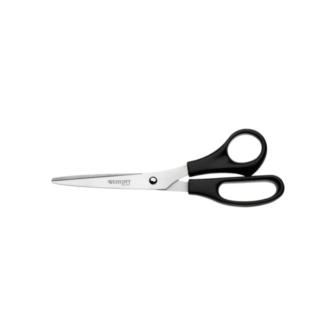 Kantoorschaar Westcott 210mm met kunststof grip rvs