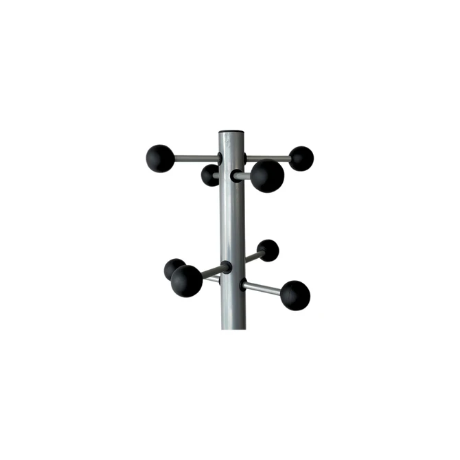 Kapstok BRASQ Monaco staand zilver/zwart