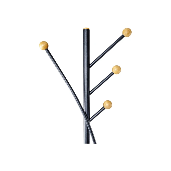 Kapstok MAUL Aura staand 180cm 4 haken zwart