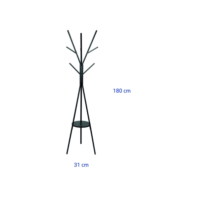 Kapstok MAUL Avalon staand 180cm zwart