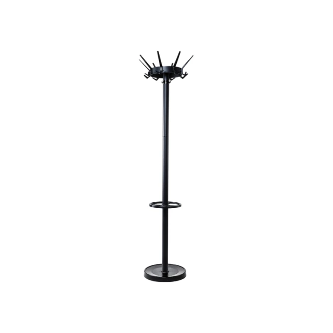 Kapstok MAUL Caligo staand 175cm 32 haken zwart RAL9004