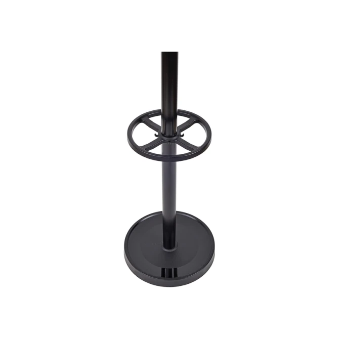 Kapstok MAUL Grando staand 175cm 16 haken zwart RAL9004