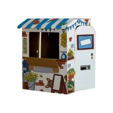 Kartonnen Marktkraam XL Bankers Box Play inkleurbaar