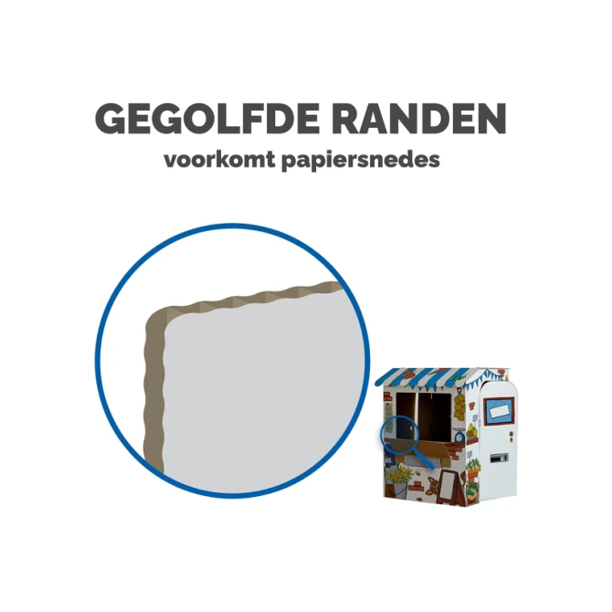 Kartonnen Marktkraam XL Bankers Box Play inkleurbaar