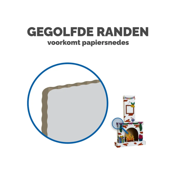 Kartonnen Openhaard XL Bankers Box Play inkleurbaar